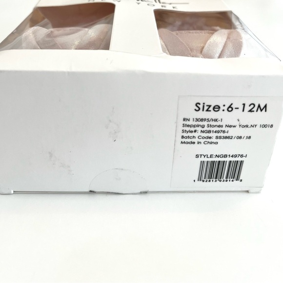 NWT ADORABLE Nicole Miller NY Stepping Stones Pink Bunny Baby Shoes, 6-12 Months - Picture 12 of 12